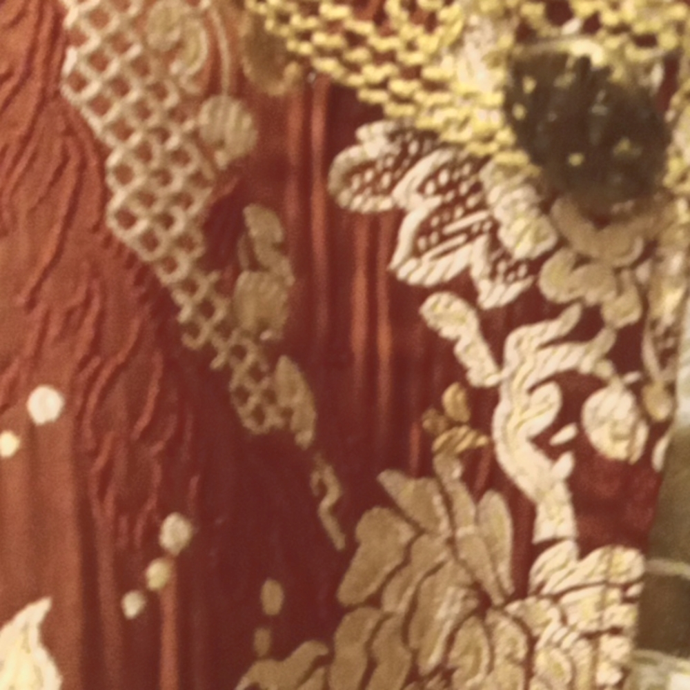 Chicos shirt with embroidered Red Sands And Gold Jacket.